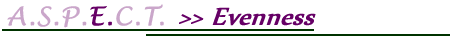 e in aspect stands for Evenness