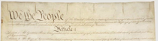 image of the constitution