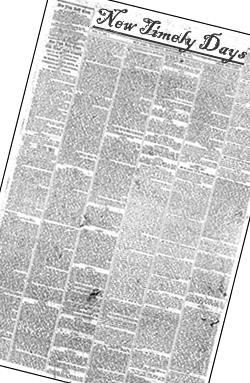 image of nyt front page from 1851